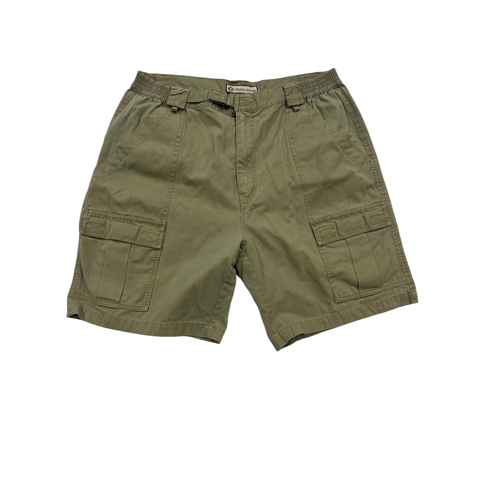 Vintage Kahanamoku Cargo Shorts Relaxed Fit Outdoor Casual Khaki Size 38 (535)